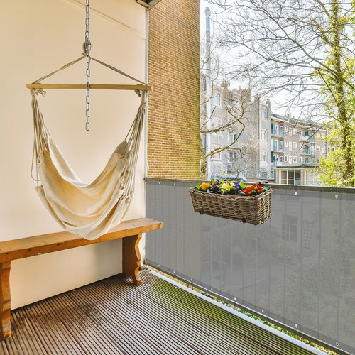 Zasenčevalna mreža (80 %, 140 g/m2) 0,9x5 m, grafitna - 9