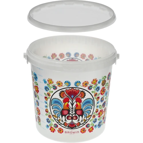 Živilsko vedro GWIOZDA - s pokrovom, 10 L - 5