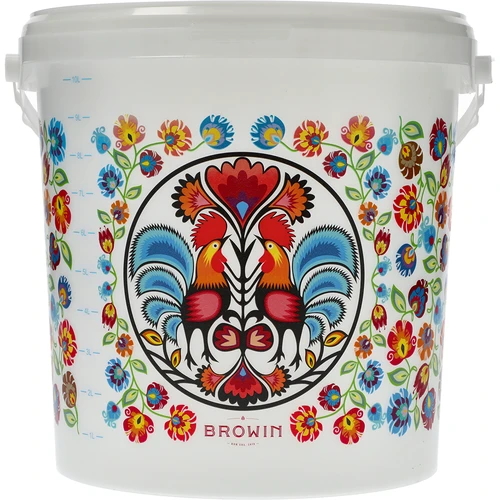 Živilsko vedro GWIOZDA - s pokrovom, 10 L - 2