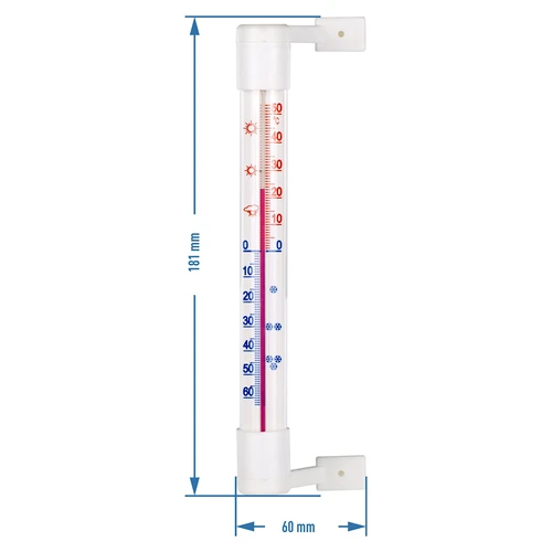 Zunanji bel termometer (-50 °C do +50 °C) 18 cm - 3