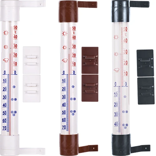 Zunanji termometer 23 cm - komplet 25 kosov, mešano  - 1 