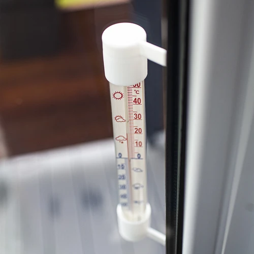 Zunanji termometer, bel (od -60 °C do +50 °C) 23 cm - 4