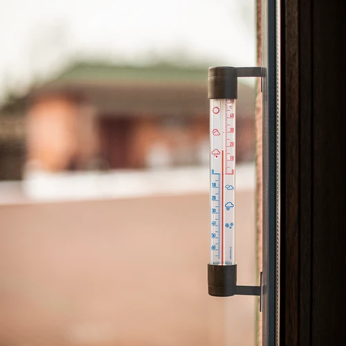 Zunanji termometer s prozorno lestvico (-70°C do +50°C) 23 cm, mix - 5