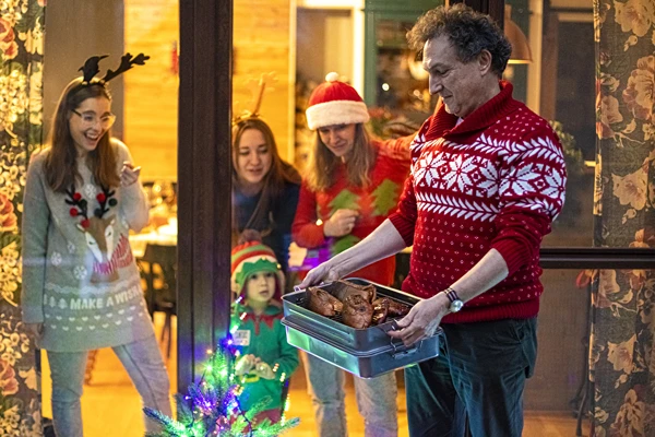 Krap za božični večer, prekajen