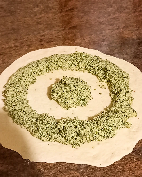 Špinačna kvašena zvezda