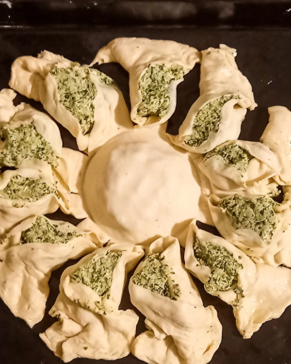 Špinačna kvašena zvezda