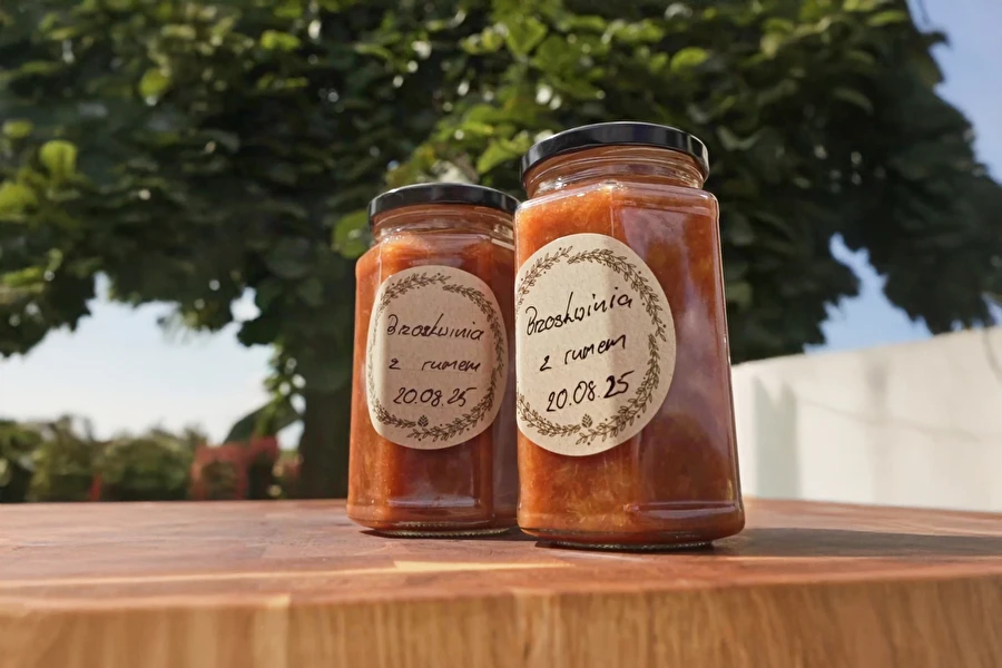 Breskov džem z esenco Jamaica Rum