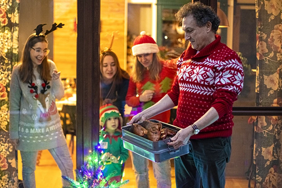 Krap za božični večer, prekajen