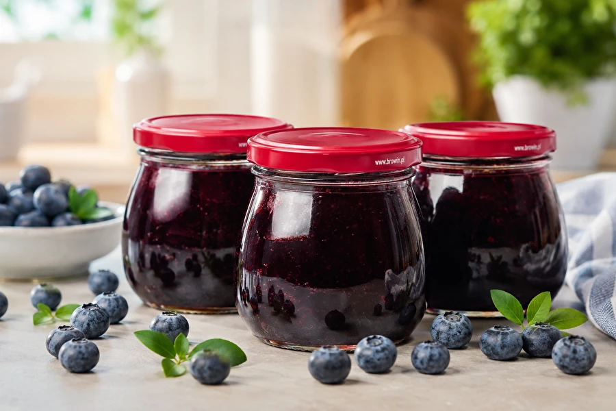 Browin Przepiśnik - Recept za borovnični džem brez dodanega sladkorja